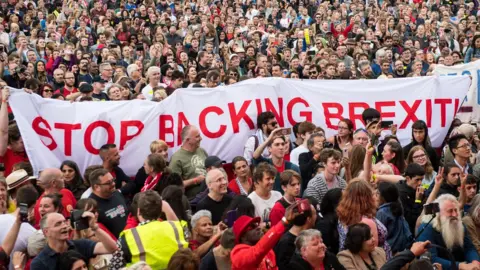 Getty Images Labour Live Brexit protest