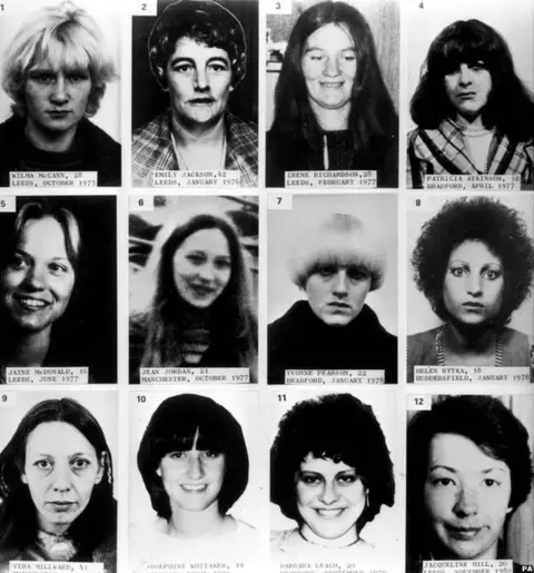 PA Victims of the Yorkshire Ripper