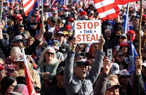 Getty Images Million MAGA March, Washington, 14 November 2020