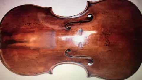 Stephen Morris Violin back