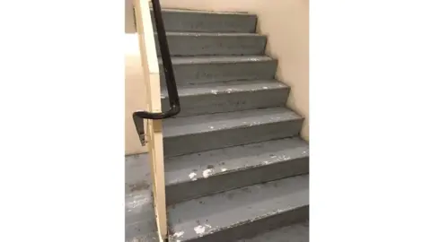 Stairs in Chalcot Tower