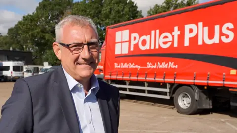 BBC Gary Rowe of Pallet Plus near Colchester