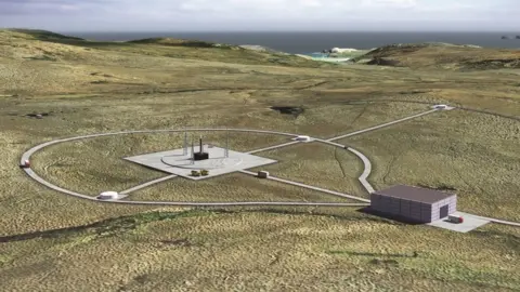 HIE Artist's impression of spaceport