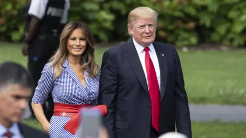 Getty Images Donald and Melania Trump