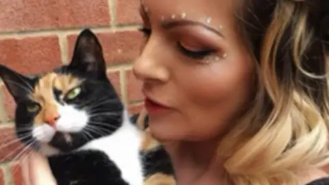 Kate Beeson Kate holding Fring