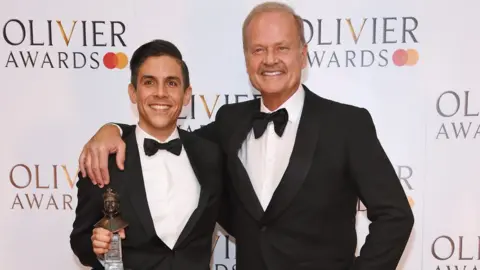 Getty Images Matthew Lopez and Kelsey Grammer