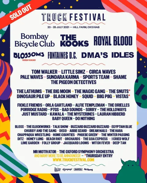 Truck Festival Truck 2021 line up