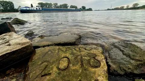 Reuters Stone with 2018 carved on it.