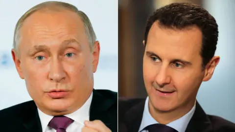 Getty Images Russian President Vladimir Putin and Syrian President Bashar al-Assad