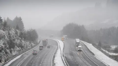 Getty Images Motorway near Abington