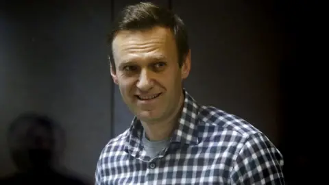 Reuters Russian opposition politician Alexei Navalny attends a court hearing in Moscow, Russia February 20, 2021.