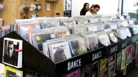 BBC Rough Trade East record shop, London