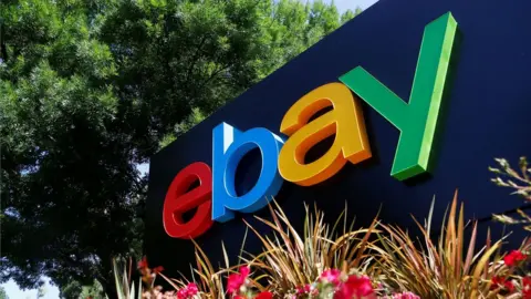 Reuters The ebay logo on a sign