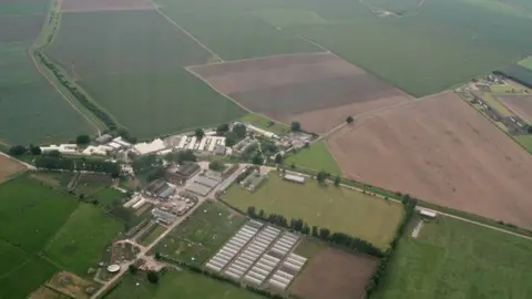 Geograph/Chris Aerial of HMP North Sea Camp