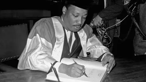 Martin Luther King at Newcastle University