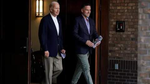 Reuters Joe and Hunter Biden