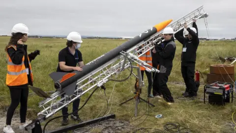 Jeff Holmes Rocket test