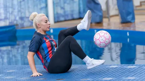 Liv Cooke: Freestyle footballer's seventh world record 'incredible'