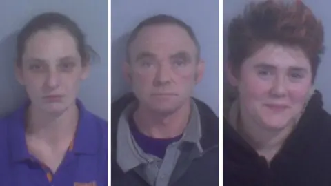 Kent Police Hayley Weatherall, Glenn Pollard and Heather Pollard