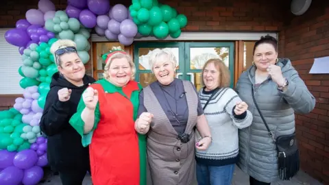 Bushbury Hill Estate Management Board Volunteers at the centre