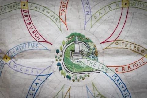 BBC dundee tapestry panel