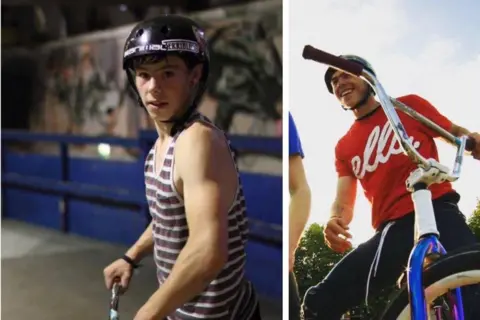 Family handout Reece Ottaway was a keen BMX biker