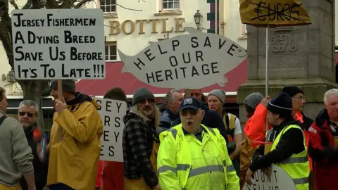 Fishing protest