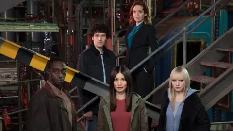 Channel 4/AMC The cast of Channel 4's Humans