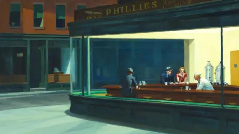 Bridgeman Images Nighthawks, 1942 by Edward Hopper (1882-1967)