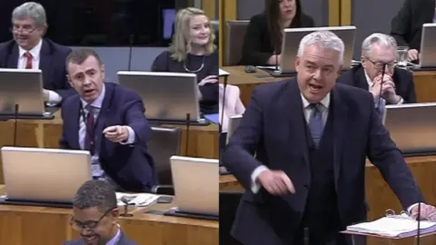 BBC Adam Price and Carwyn Jones