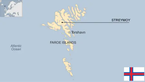 map of the Faroe Islands