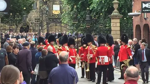 Twitter | andrew4wrexham A service was held at Wrexham Parish Church