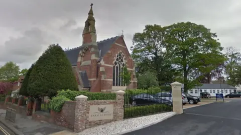 Google Streetview of Yarm school entrance