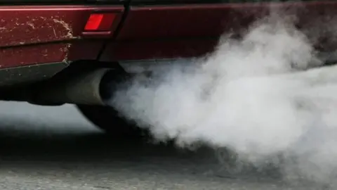 Getty Images Pollution from car fumes