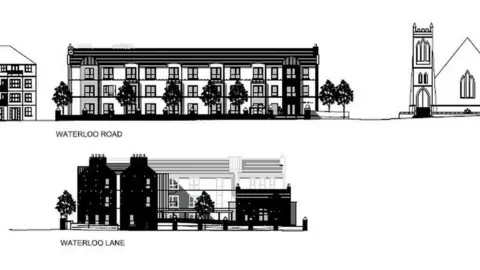 MANX CARE Drawing of plan for replacement care home