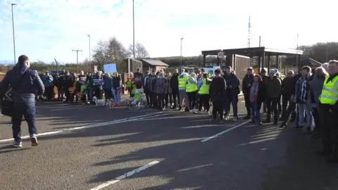 Becky Warwick RAF Croughton protest