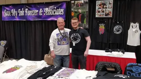 Courtesy Save My Ink Forever Michael (right) and Kyle Sherwood (left)