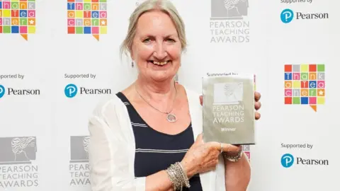 Pearson Teaching Awards Janis Burdin