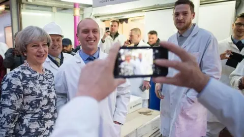 PA Theresa May at Smithfield