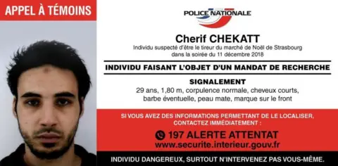 POLICE NATIONALE Picture of the suspect released by police