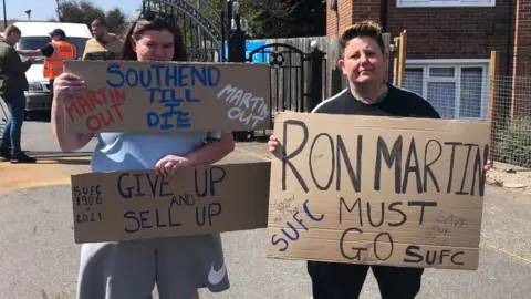 Protests at Southend United