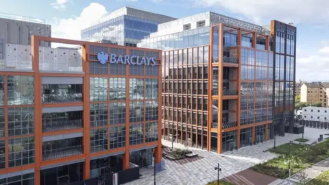 Barclays/Michael McGurk Barclays campus in Glasgow