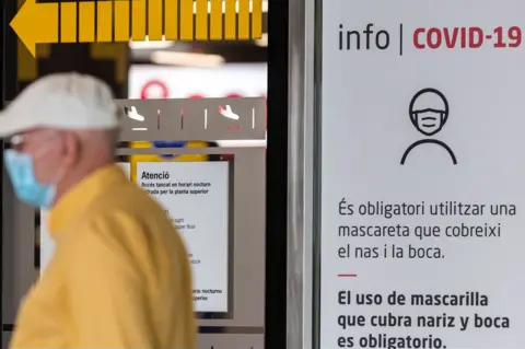 EPA Palma de Mallorca airport sign, 21 Jun 20