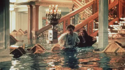 Getty Images Leonardo DiCaprio and Kate Winslet in Titanic