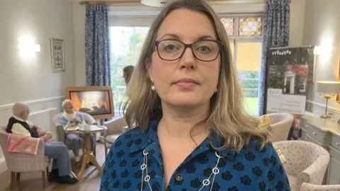 Simon Dedman/BBC Ruth French, operations director of Suffolk-based Stow Healthcare