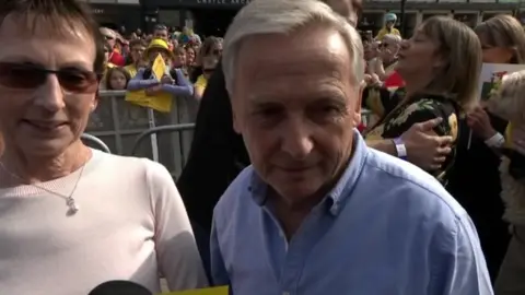 Geraint Thomas' parents Hilary and Howell Thomas