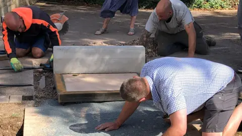 Natural History Museum experts working on Winchcombe meteorite stone