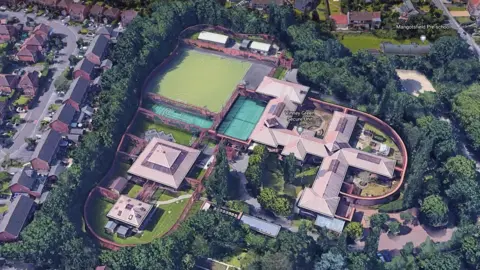 LDRS An aerial photo showing Vinney Green secure unit