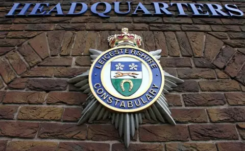 PA Leicestershire Police headquarters sign