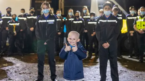 West Midlands Police Ethan Adams and cadets